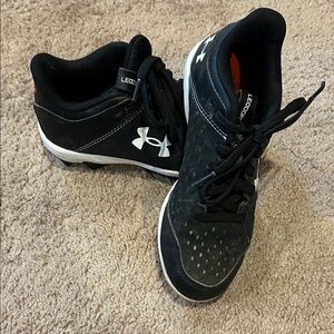 Under Armour Kids Black Football Cleats